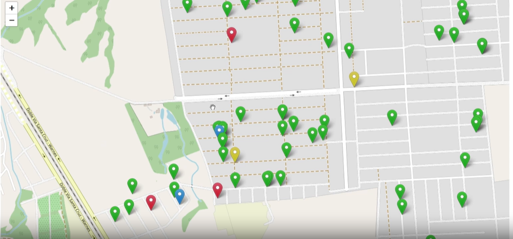 Load video: &quot;GeoTagIQ uses a color-coded map to display the status of city street lighting poles, showing if lamps are functioning, need maintenance, or have failed. This allows for efficient monitoring and prioritization by maintenance teams, ensuring enhanced safety and optimized city operations.&quot;