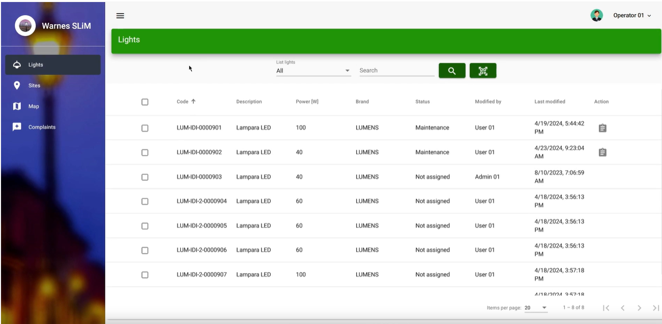 Load video: GeoTagIQ tracks the installation and maintenance of each street lighting lamp, ensuring timely tasks and detailed reporting. Maintenance teams can easily access and update records, keeping the city&#39;s street lighting system in optimal condition for safety and efficiency.