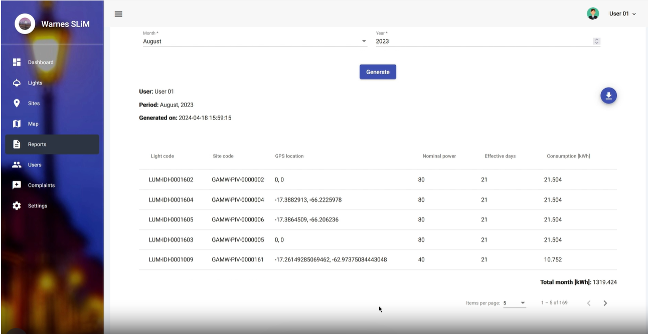 Load video: &quot;GeoTagIQ uses a color-coded map to display the status of city street lighting poles, showing if lamps are functioning, need maintenance, or have failed. This allows for efficient monitoring and prioritization by maintenance teams, ensuring enhanced safety and optimized city operations.&quot;